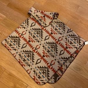 Aztec Pattern Poncho